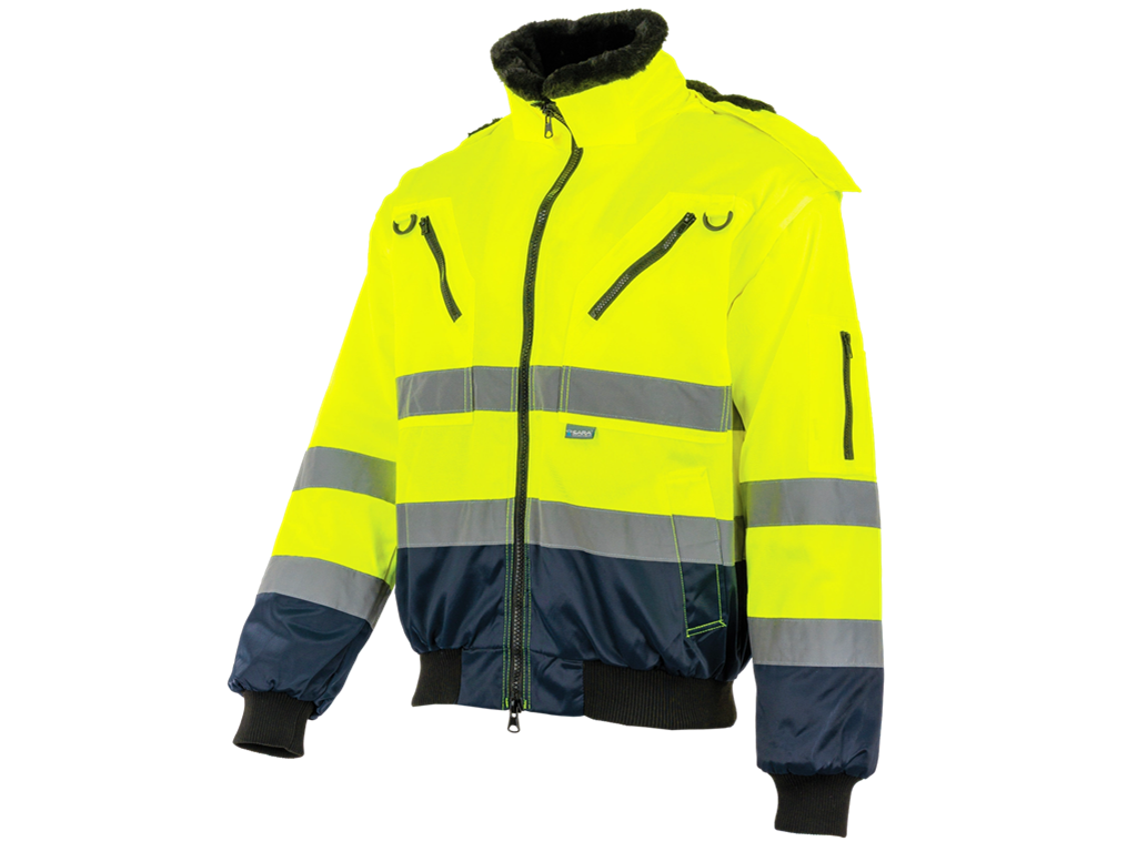 Bomber Alta Visibilità Invernale ALPHA WINTER con Maniche Staccabili
