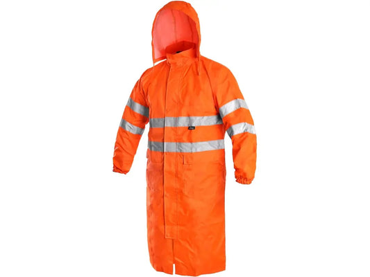 Cappotto HV impermeabile con bande riflettenti EN ISO 20471 arancio – PWSTORE