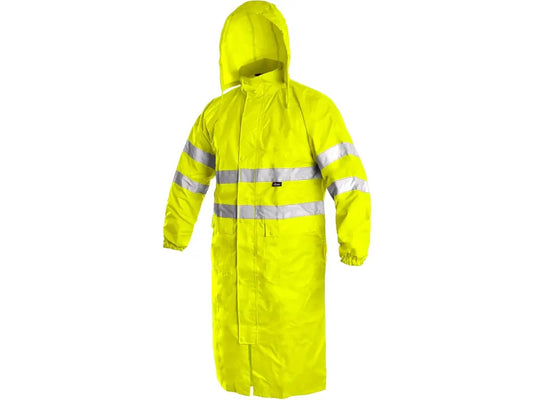 Cappotto antipioggia alta visibilità BATH EN 343 classe 3 giallo fluo – PWSTORE