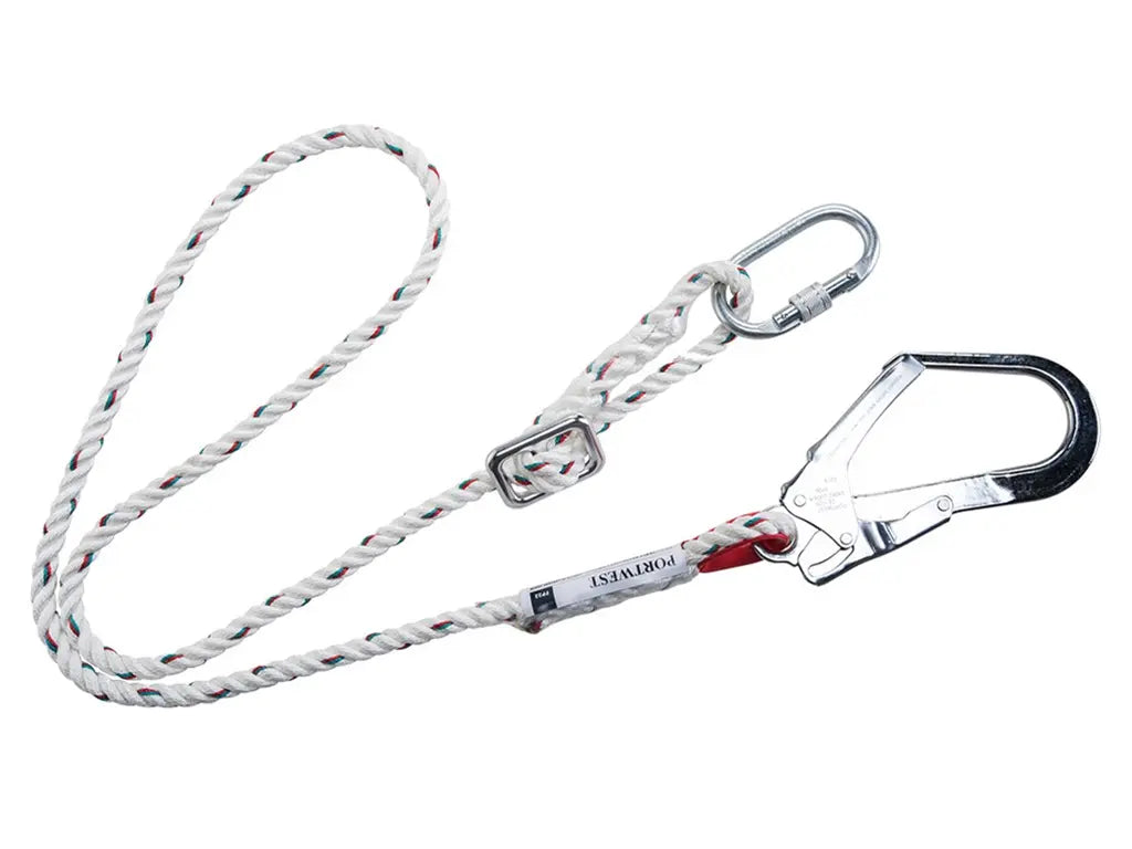 cordino regolabile con moschettoni 200 cm
