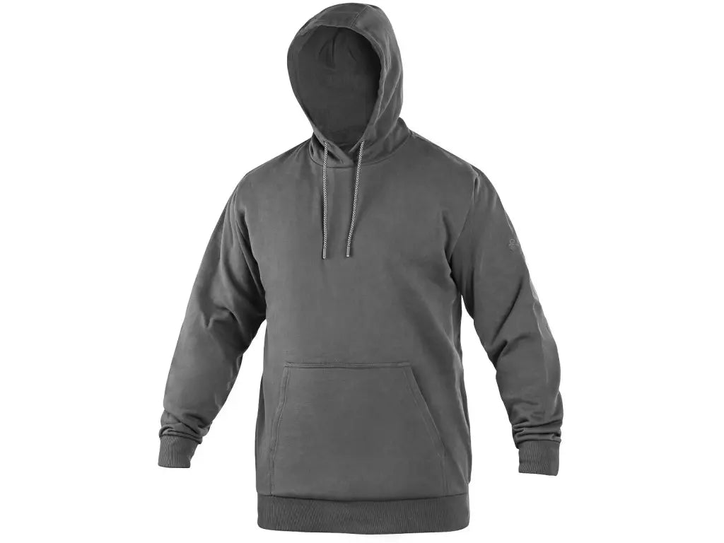 Felpa cotone/poliestere con interno pettinato e cordini riflettenti, Grigia – PWSTORE