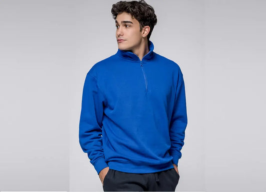 Felpa unisex JHK PREMIUM mezza zip 290 g/m²