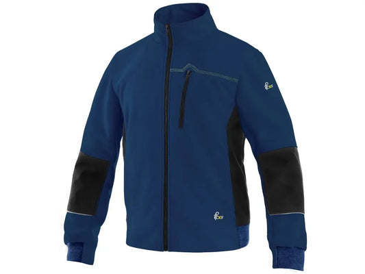 Felpa da lavoro TEXAS – uomo, con zip, tasche e rinforzi ai gomiti