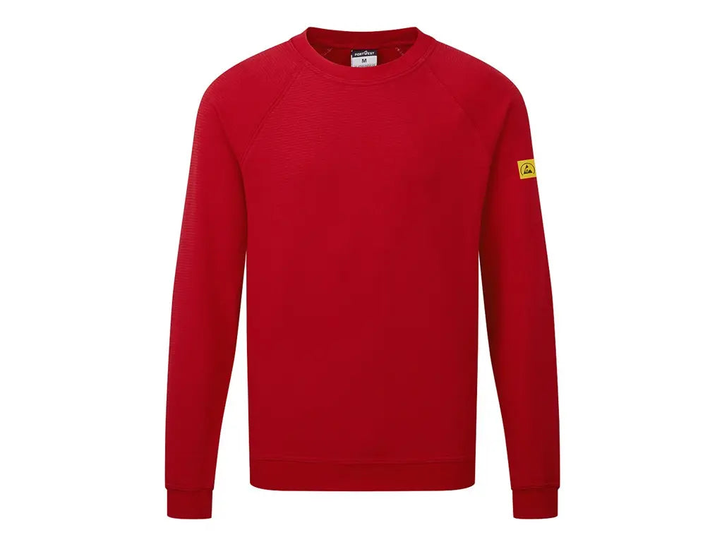 Felpa ESD Hamilton colore Rosso con maniche raglan e vita elasticizzata – PWSTORE
