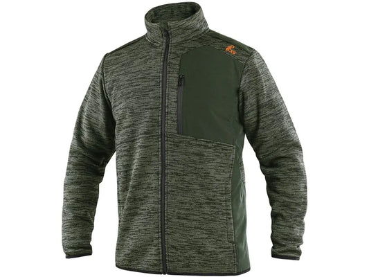 Felpa da lavoro stretch 4ENVI HAMPTON in PET riciclato con zip integrale