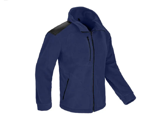 Felpa in pile POLAR 350 g/m² con rinforzi spalle gomiti blu navy – PWSTORE