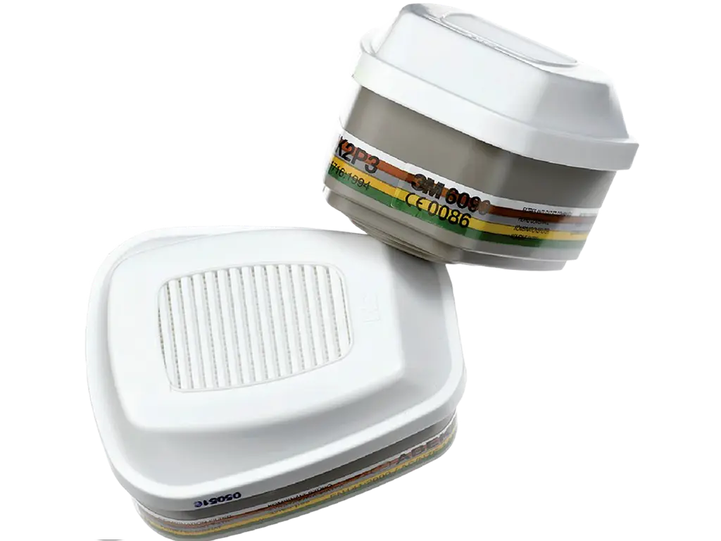 Filtri combinati 3M 6099 ABEK2HgP3 R con protezione formaldeide