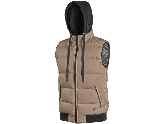 Gilet da lavoro invernale RENO trapuntato con cappuccio staccabile – PWSTORE