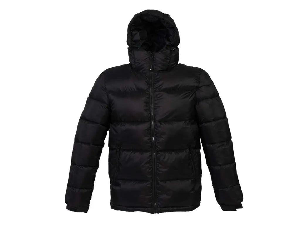 Giubbotto Siberian nero Ripstop imbottito effetto piuma – PWSTORE