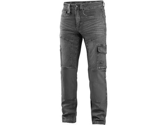 Jeans da lavoro ALBI – uomo, denim stretch con rinforzi CORDURA®