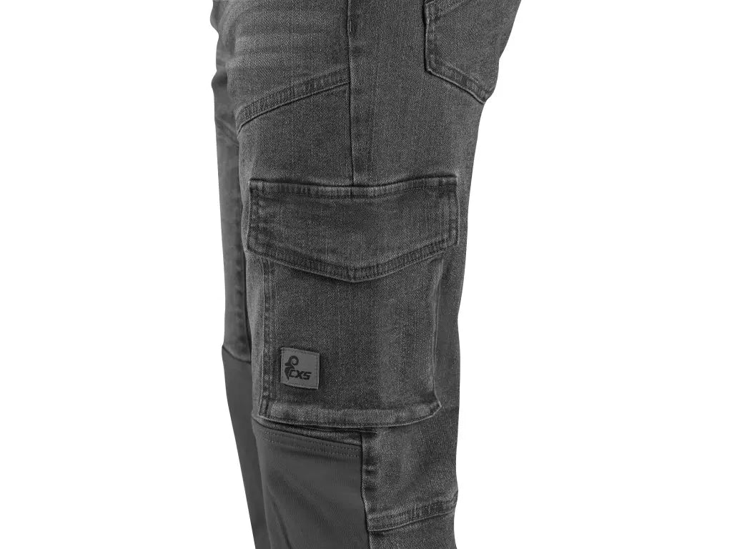 Jeans da lavoro ALBI – uomo, denim stretch con rinforzi CORDURA®