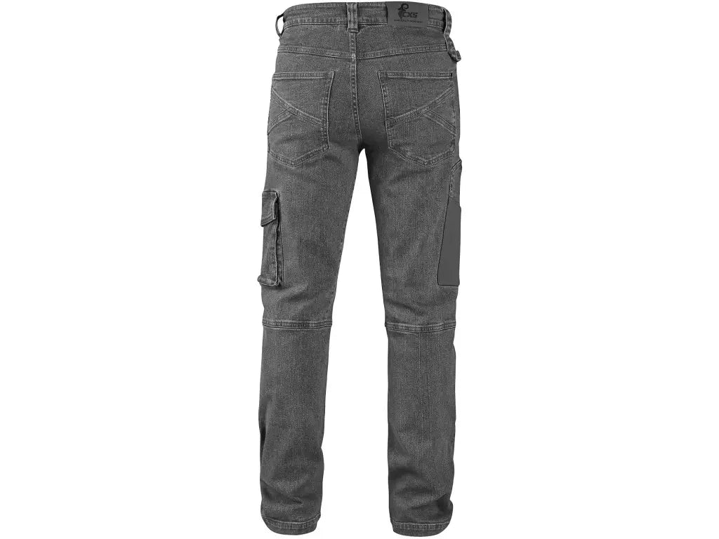 Jeans da lavoro ALBI – uomo, denim stretch con rinforzi CORDURA®