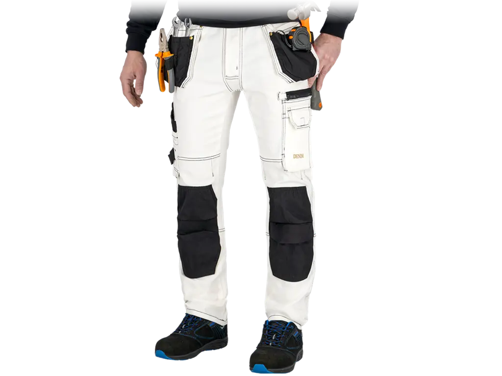 Jeans da Lavoro Denim Stretch Multitasche – Comfort, Resistenza e Versatilità