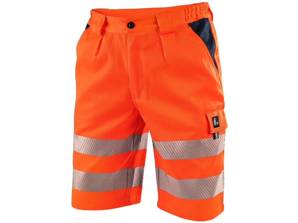 pantaloncini da lavoro alta visibilità uomo per edilizia e logistica