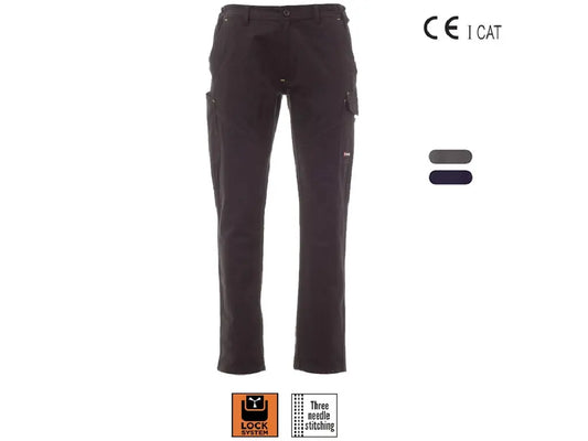 Pantaloni da lavoro invernali PAYPER Worker Winter in cotone 350g vista frontale