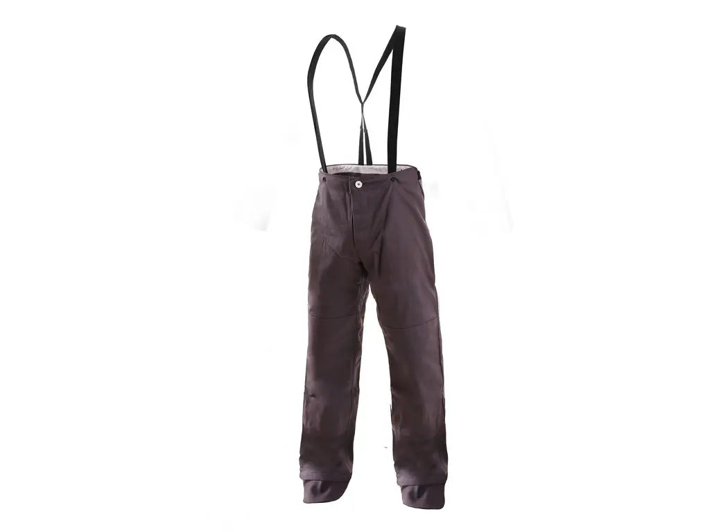 Pantaloni da saldatore con bretelle ignifughi EN ISO 11611