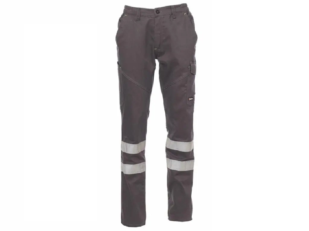 Pantaloni da lavoro Worker Winter Reflex PAYPER Grigio con Bande