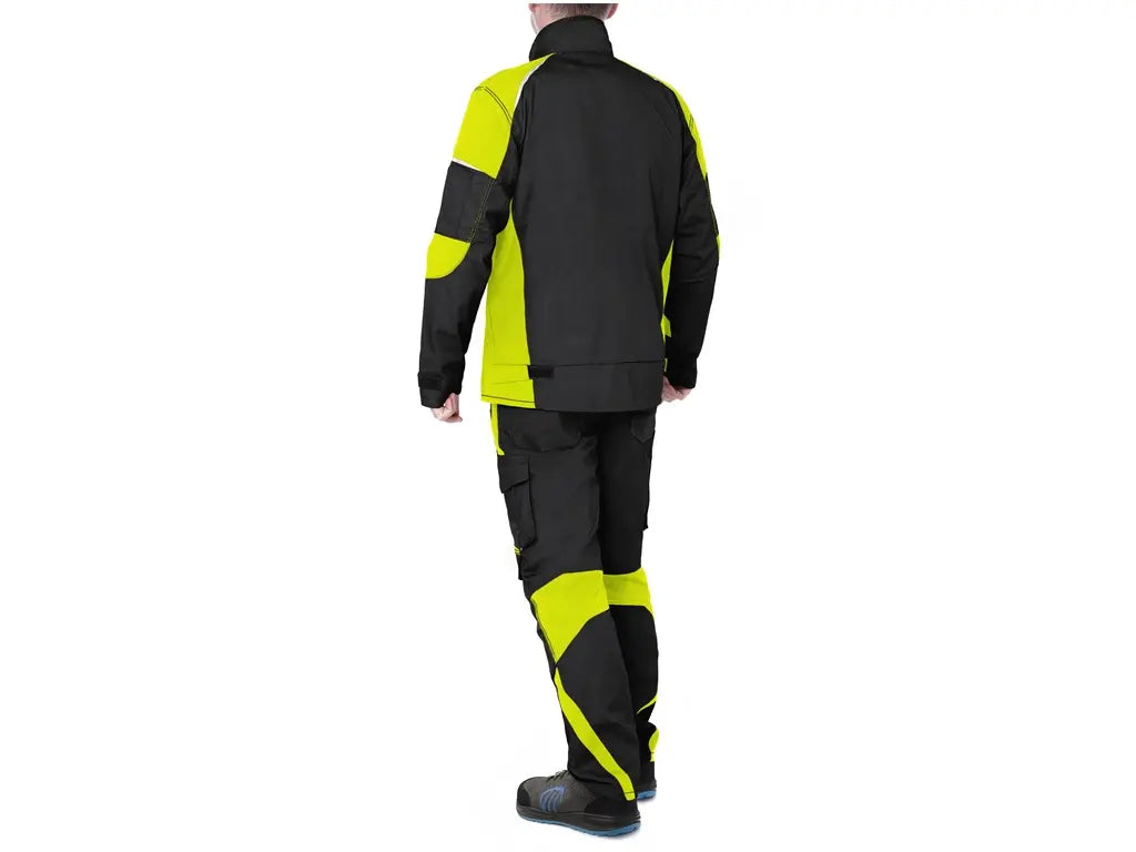 vista posteriore della Felpa da lavoro Helicon RIP-STOP 260, resistente a strappi e abrasioni, con tasche multiple e rinforzi