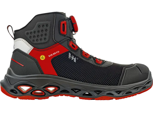 Dettaglio laterale scarpe antinfortunistiche HONGKONG ESD S3S
