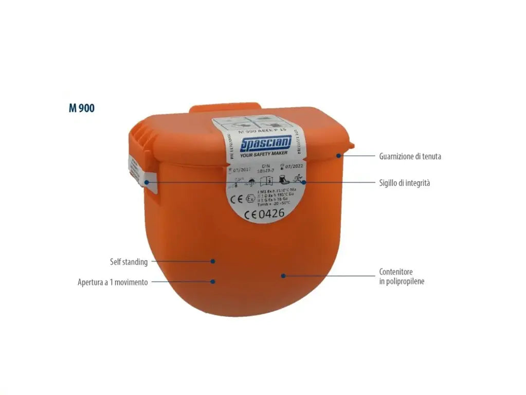 Guscio porta maschera ABEK 15 M900 – PWSTORE