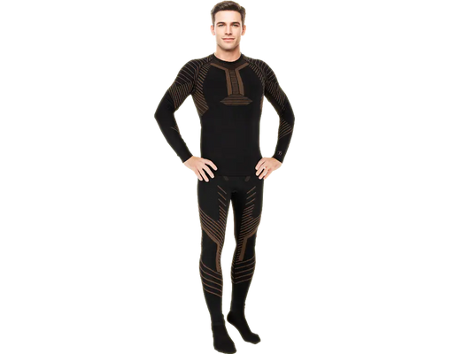 Set Intimo Invernale Uomo – Maglia ML + Calzamaglia, baselayer lavoro