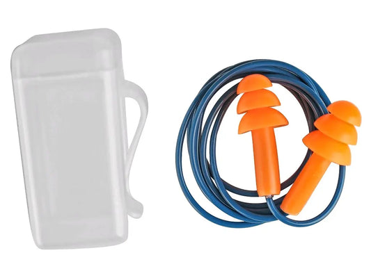 Tappi auricolari riutilizzabili CortiX EP-06TC con cordino e custodia – EN 352-2 PWSTORE