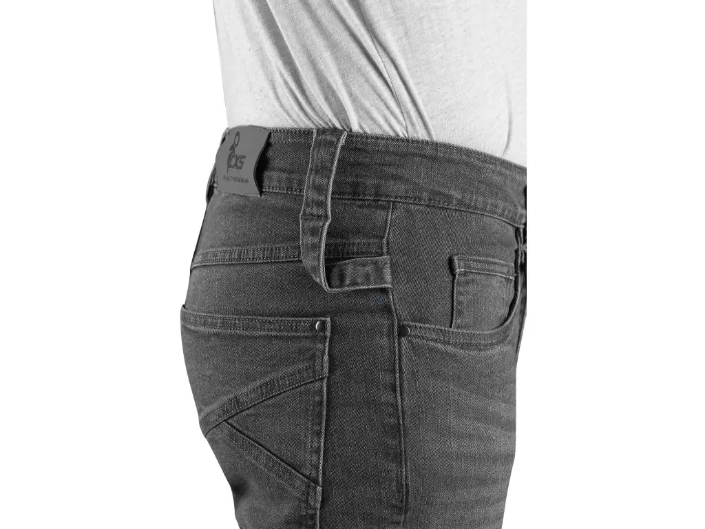 Jeans da lavoro ALBI – uomo, denim stretch con rinforzi CORDURA®