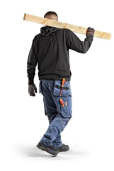 Pantaloni da lavoro invernali imbottiti con rinforzi 600D neri – PWSTORE