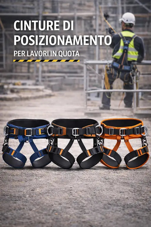 cinture professionali di posizionamento per carpenteria e impianti