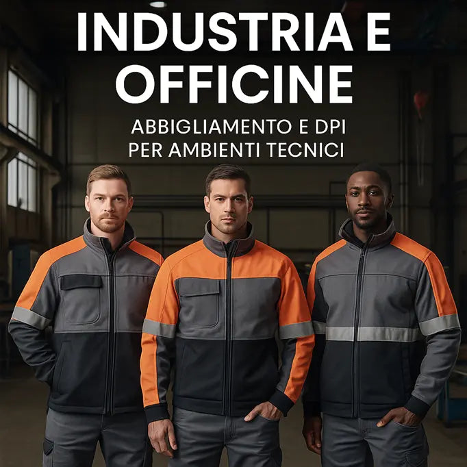 Industria e Officine – Abbigliamento e DPI per Ambienti Tecnici