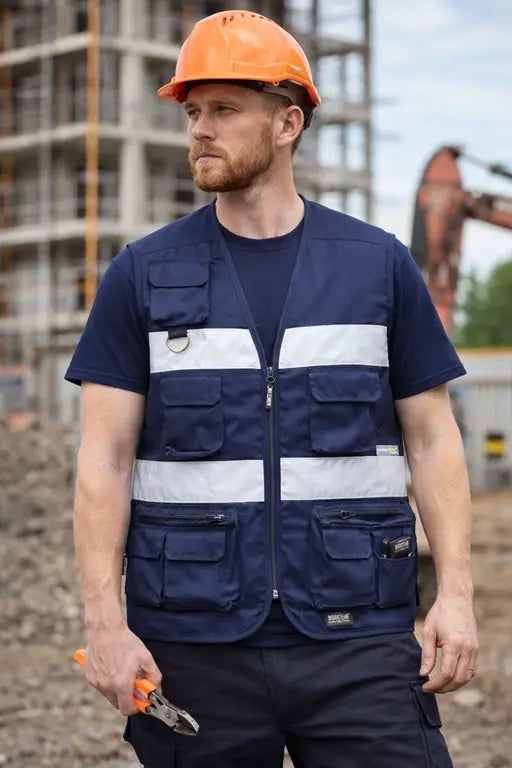 gilet tecnico estivo multitasche da lavoro