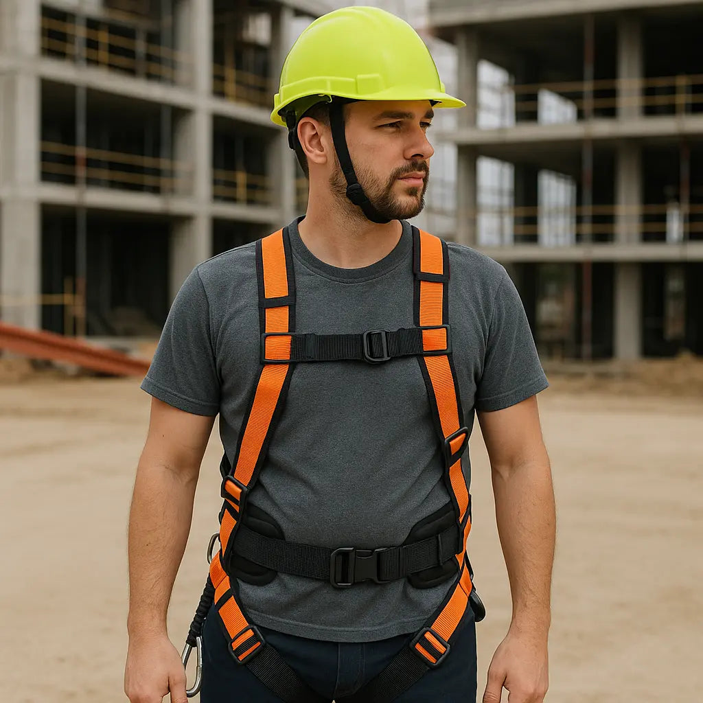 Imbracatura anticaduta EN 361 con punto dorsale e sternale – PWSTORE