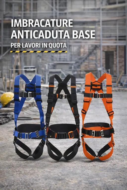 imbracature anticaduta base per lavori in quota