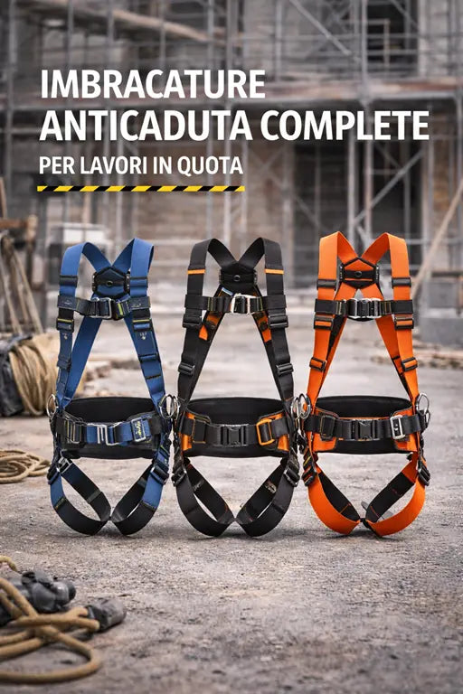 imbracature complete per edilizia fotovoltaico e manutenzione