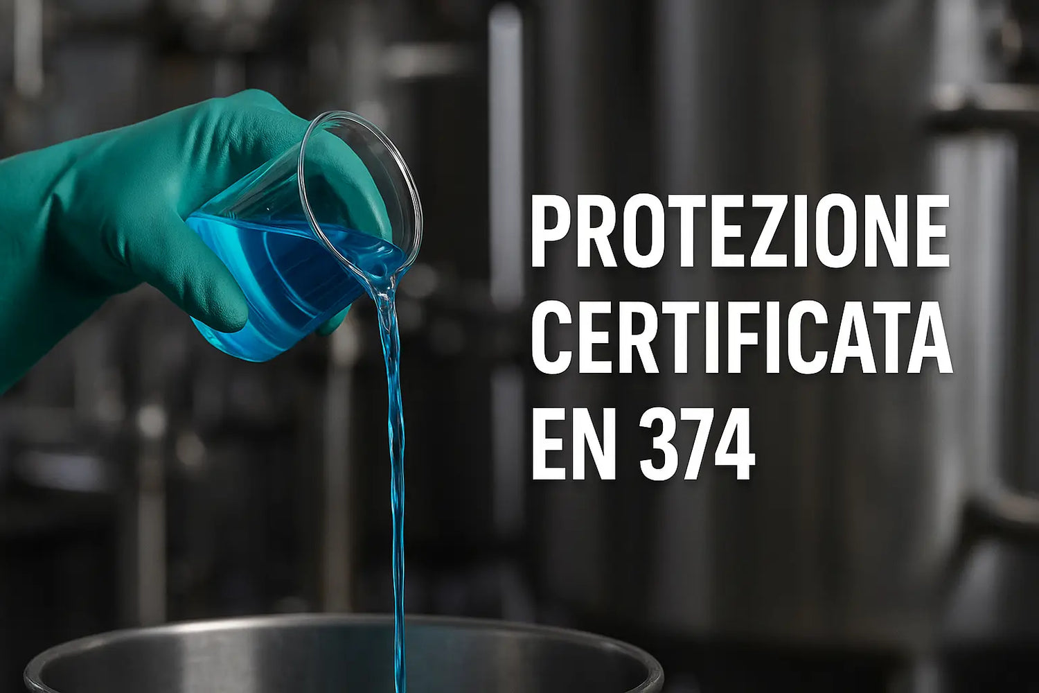Guanti protezione chimica EN 374 Type A in nitrile 300 mm – PWSTORE