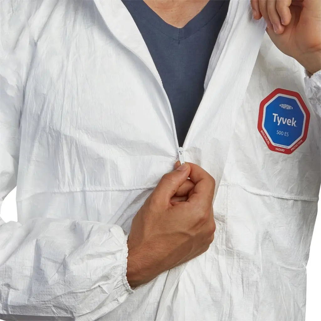 Tuta monouso Tipo 5/6 microporosa antistatica EN 1149-5 – PWSTORE