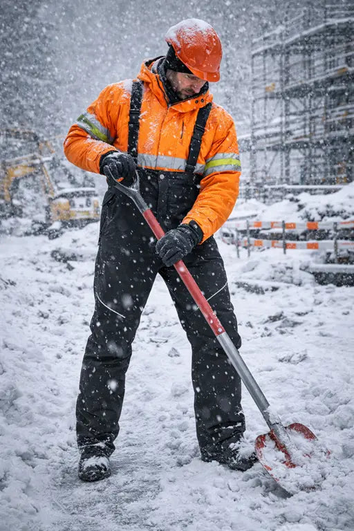 Pantaloni antifreddo da lavoro per cantiere in inverno