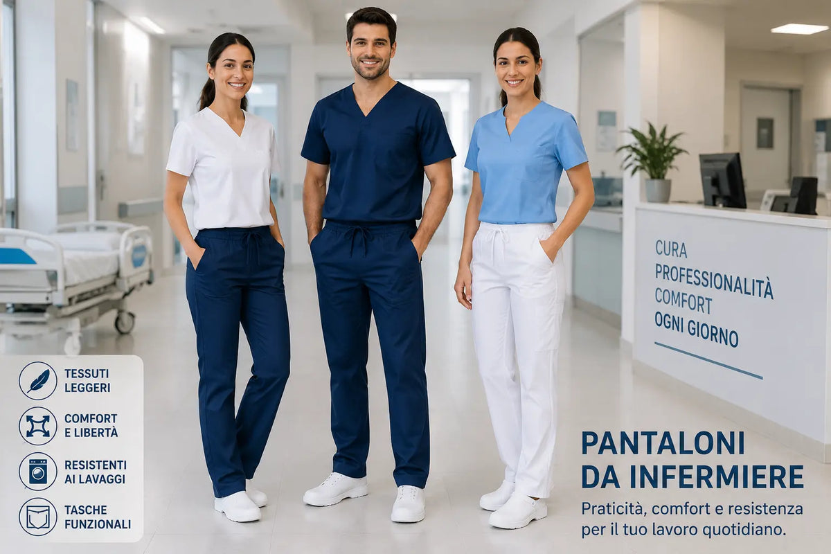 Pantaloni Sanitari per Infermieri, OSS e Operatori Sanitari