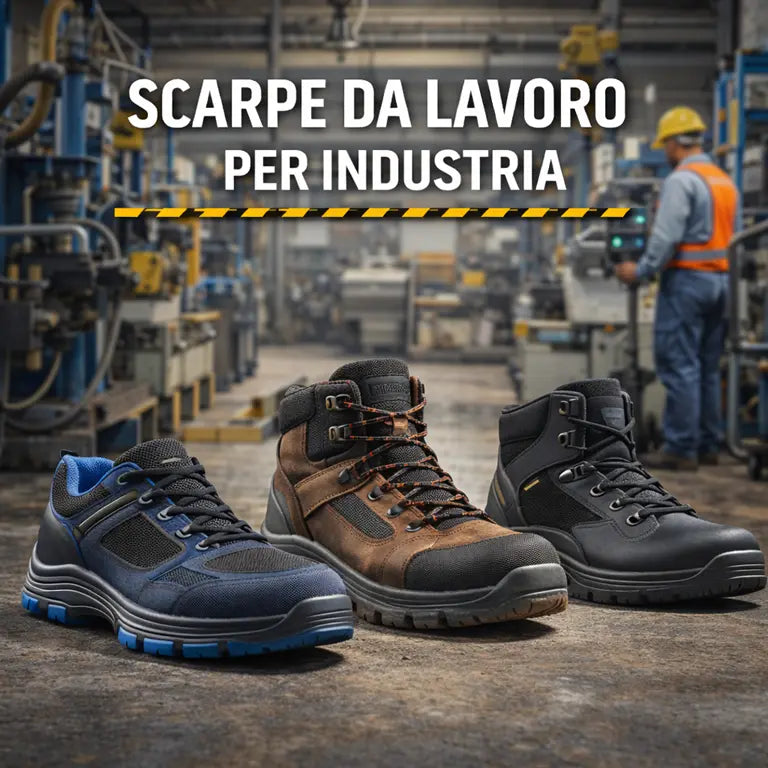 Scarpe antinfortunistiche per industria e produzione