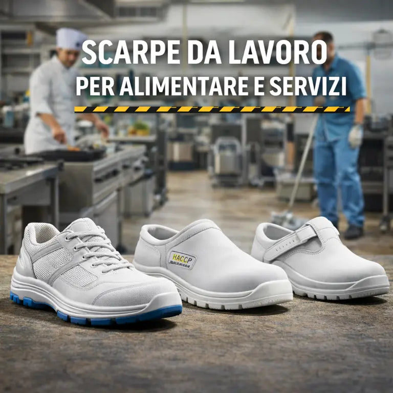 mocassini da lavoro per alimentare e servizi