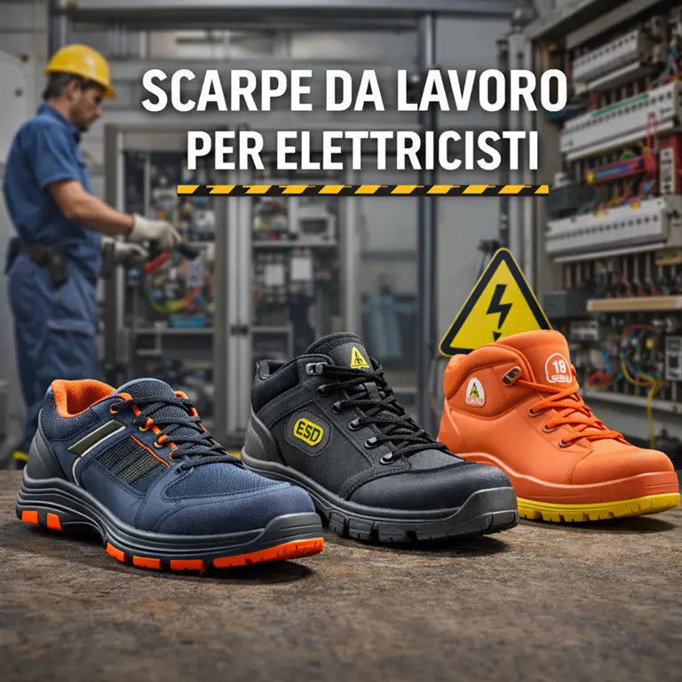 Scarpe da lavoro per impianti elettrici civili e industriali