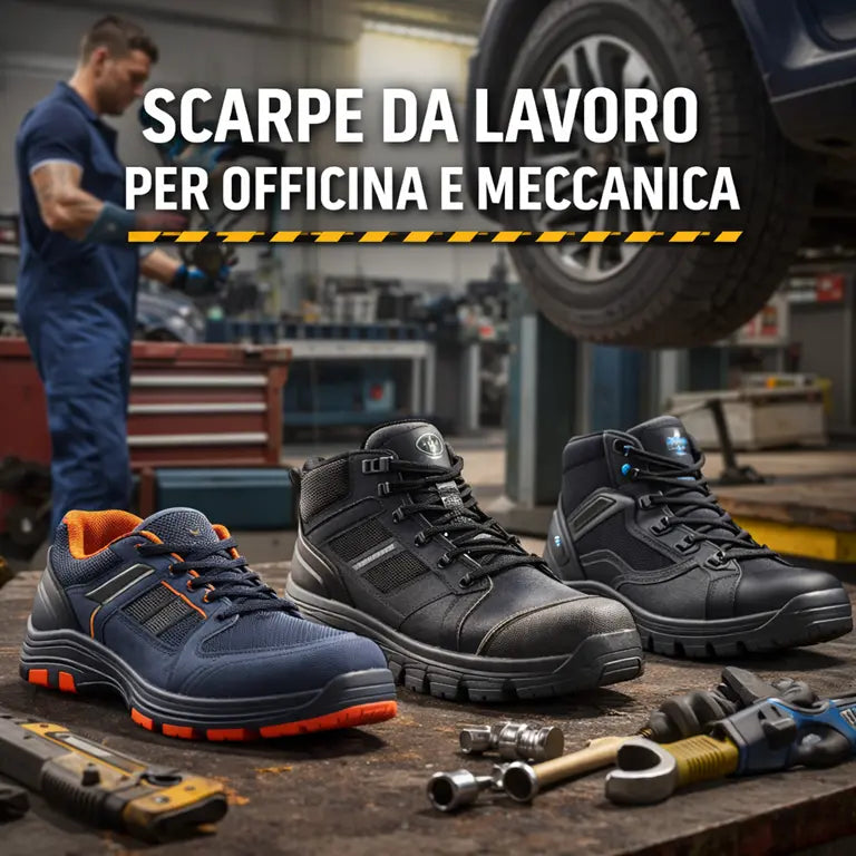 Scarpe da lavoro per officina e meccanica professionali