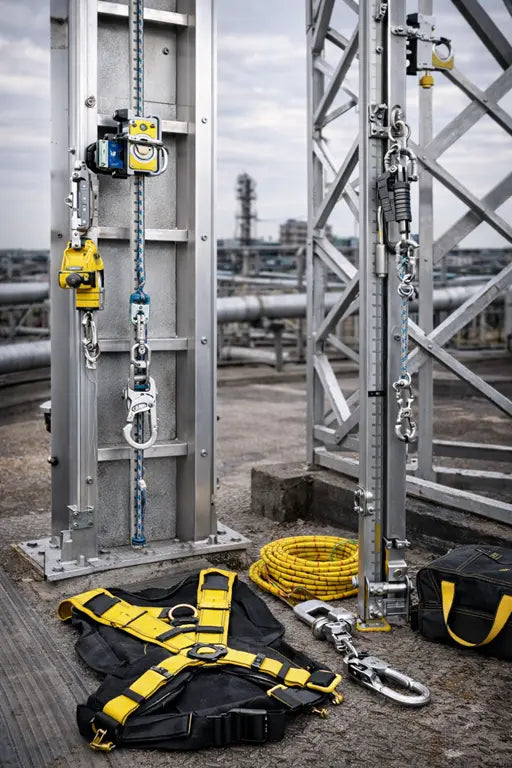 guide anticaduta per accessi verticali e manutenzione