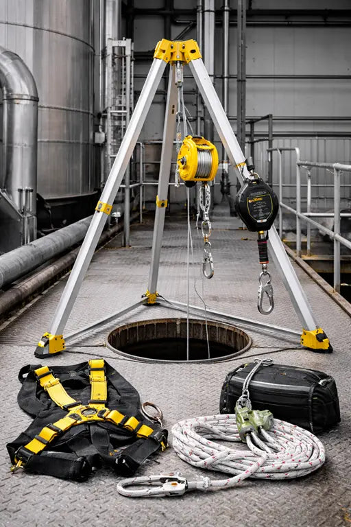 tripodi professionali per recupero e accesso verticale