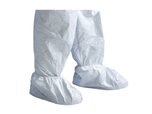 copriscarpe tyvek 500 dupont bianco protezione scarpe professionale