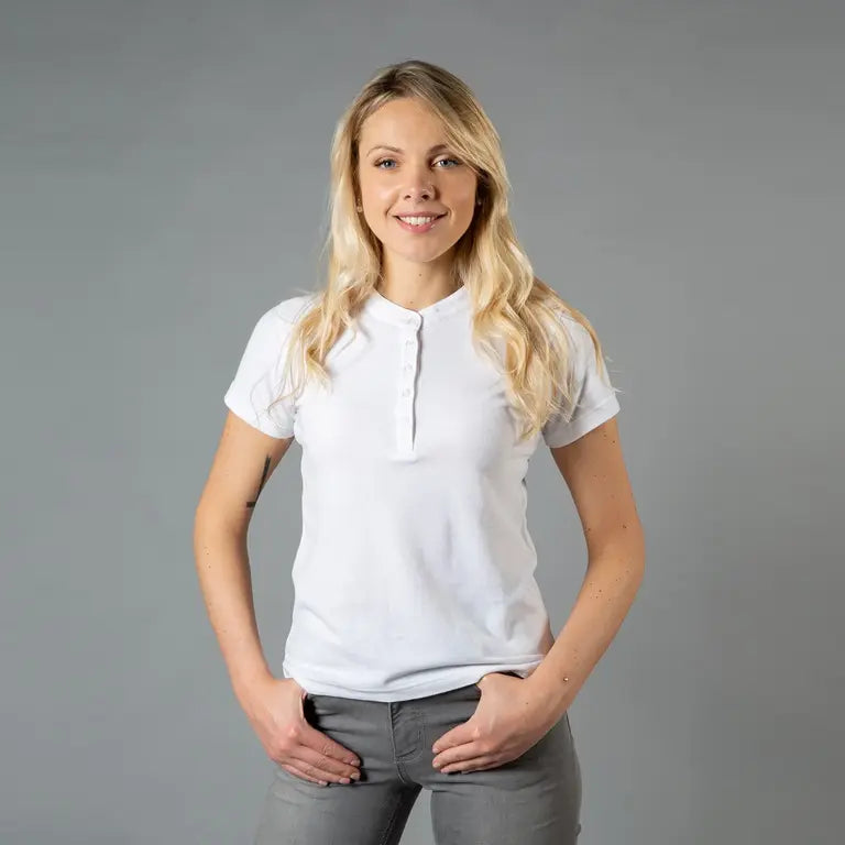 polo lavoro donna colletto coreano