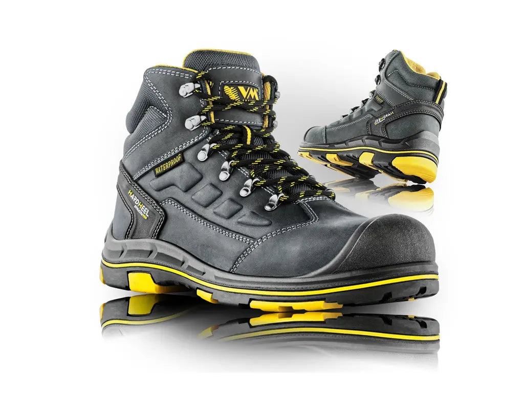Scarpe antinfortunistiche alte DORTMUND S7 in pelle pull-up con membrana FREE-TEX®