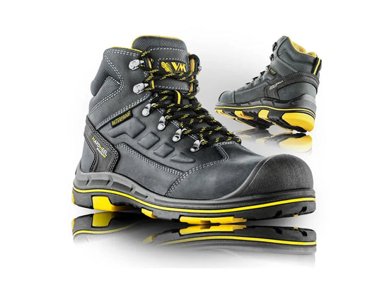 Scarpe antinfortunistiche alte DORTMUND S7 in pelle pull-up con membrana FREE-TEX®