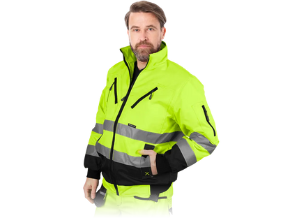 Blouson alta visibilità isolante XVERT in Oxford 300D con bande riflettenti