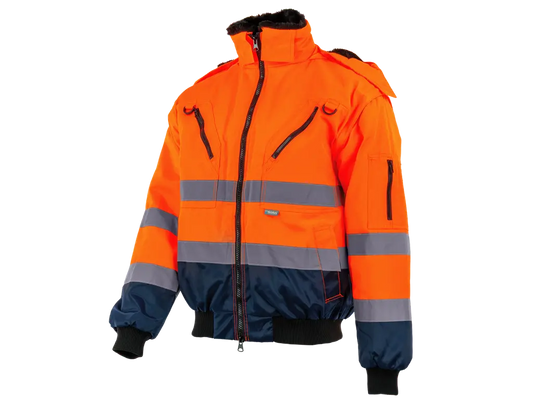 Bomber Alta Visibilità Invernale ALPHA WINTER con Maniche Staccabili